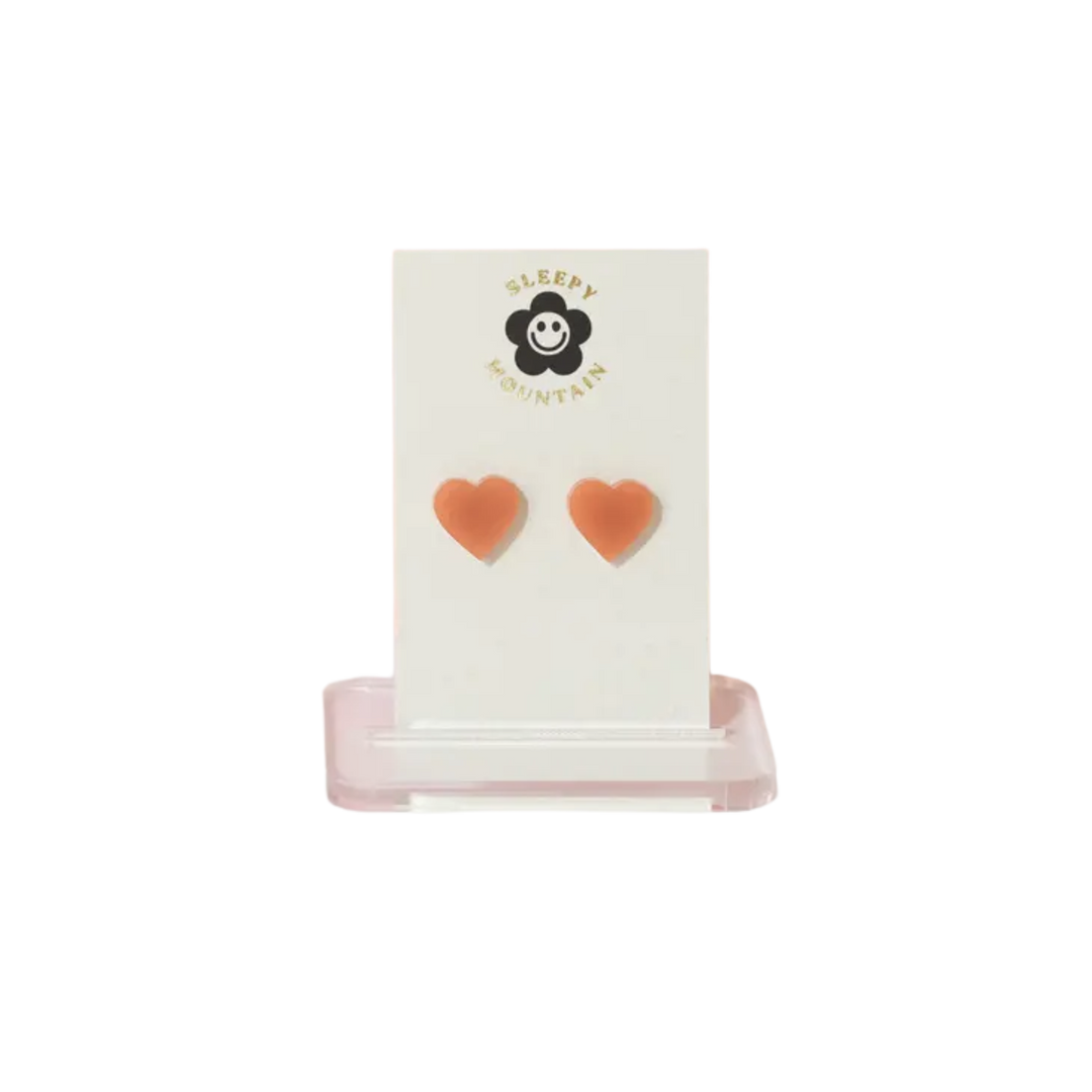 Heart Stud Earrings