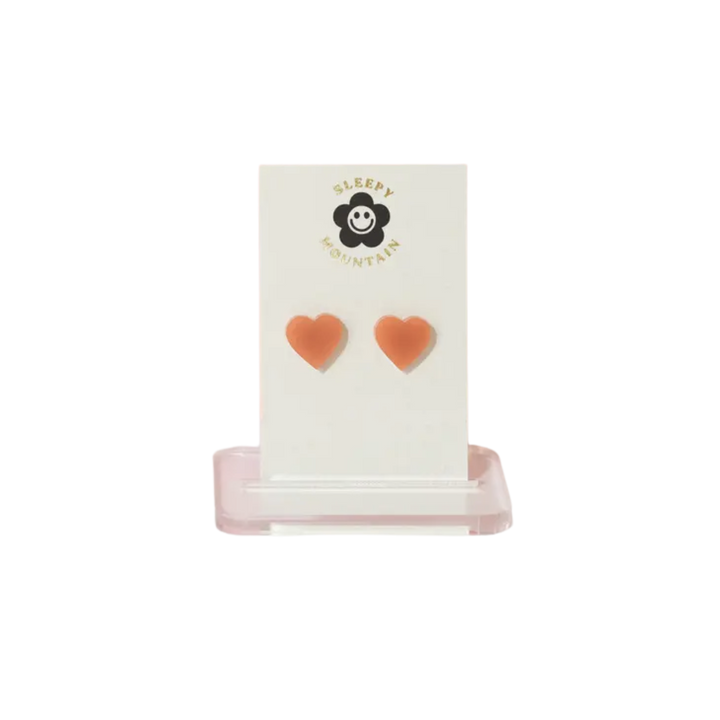 Heart Stud Earrings