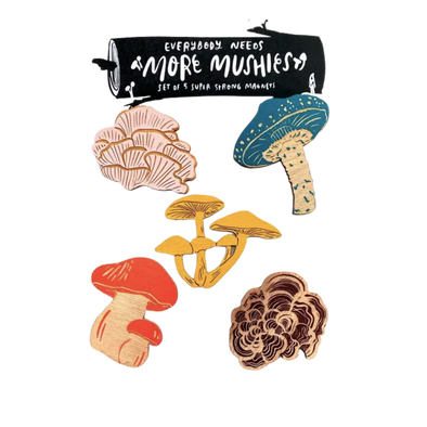 Mushroom Magnets - Set of 5 - Series 2