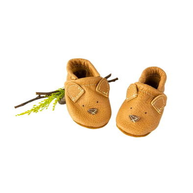 Sahara Bear Cute Critters Leather Shoes Baby and Toddler