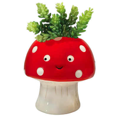 Kawaii Mushroom Planter