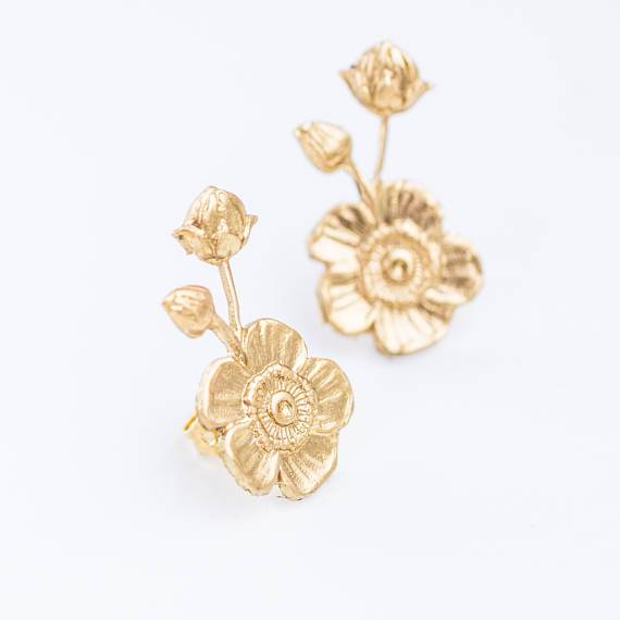 Flower Stud Earring