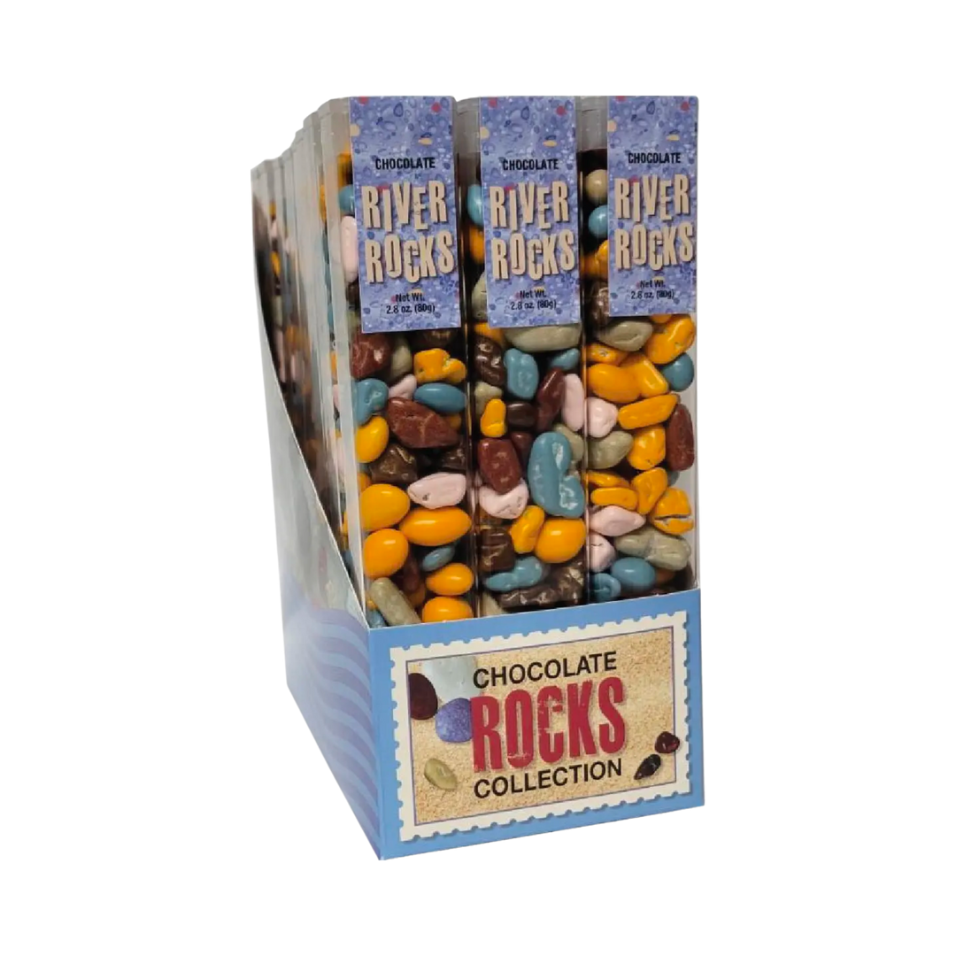 Chocolate Colorful Candy River Rocks