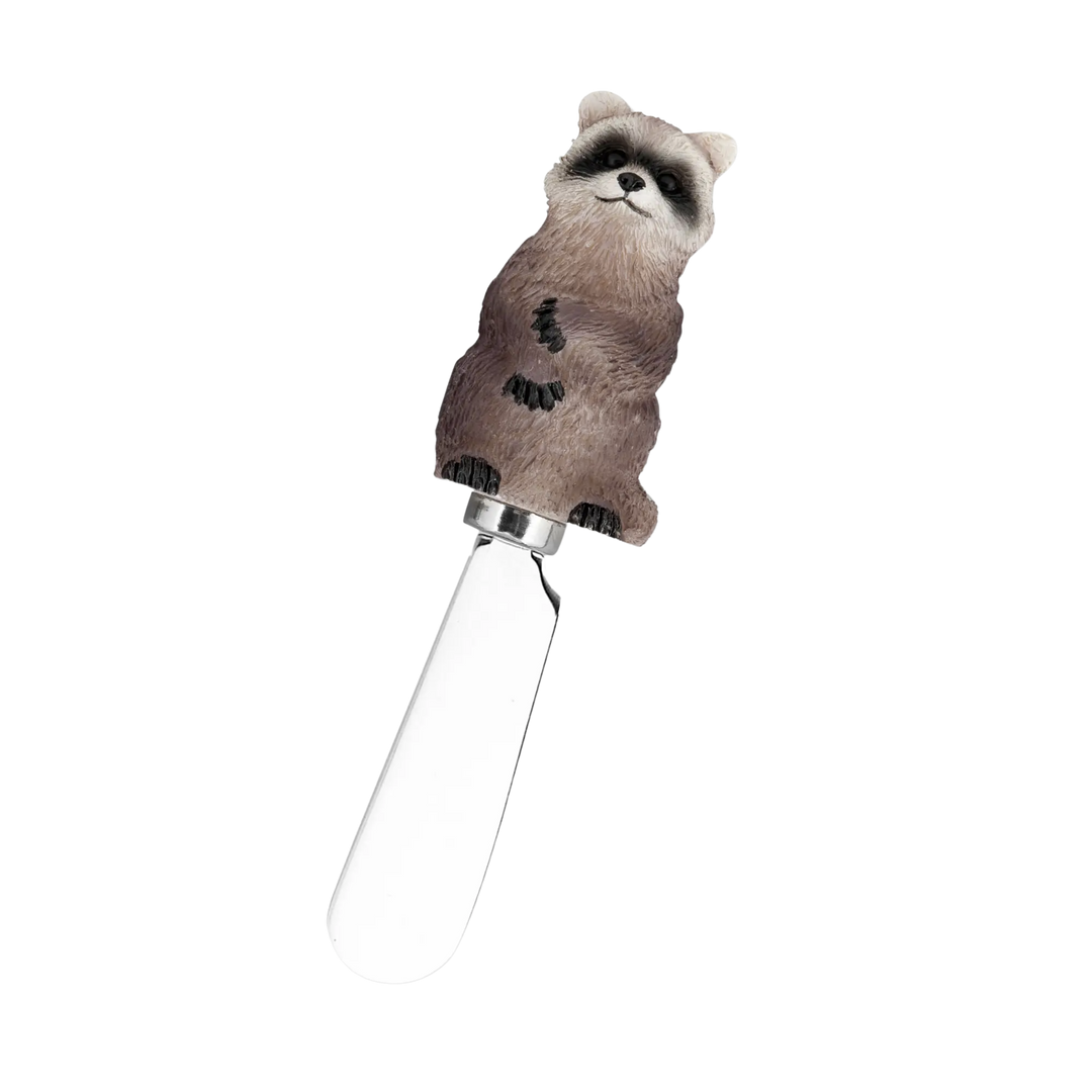 Raccoon Polyresin  Cheese Spreader