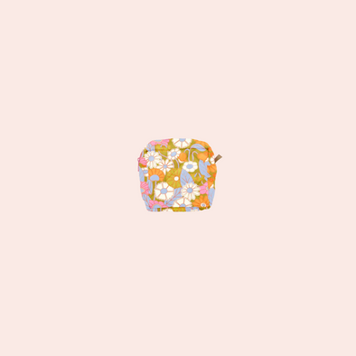 Gatherin Flowers Large Puffy Mod Pouch