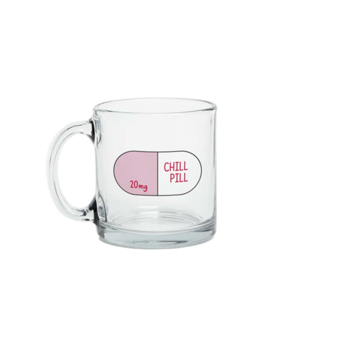 Chill Pill Glass Mug