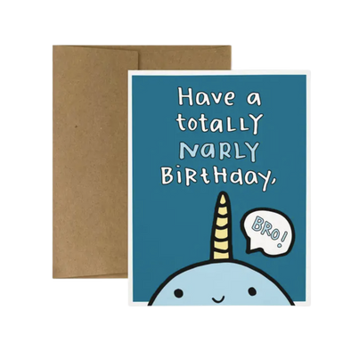 Have a Totally Narly Birthday, Bro! Card