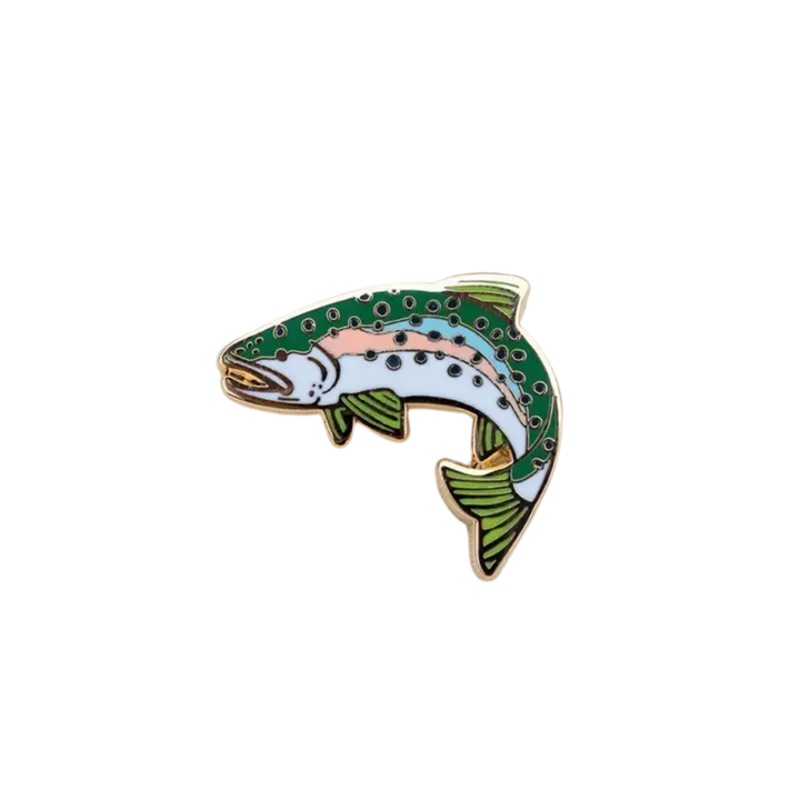 Rainbow Trout Enamel Pin