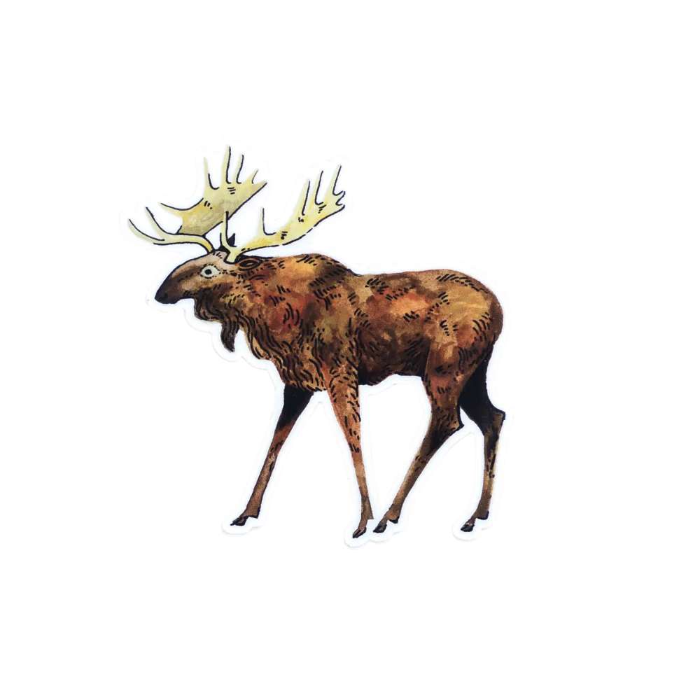 Moose Vinyl Sticker