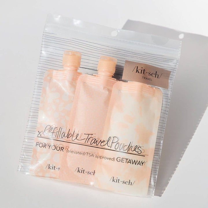 Refillable Travel Pouches 3 piece