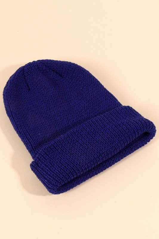 Low Gauge Ribbed Beanie