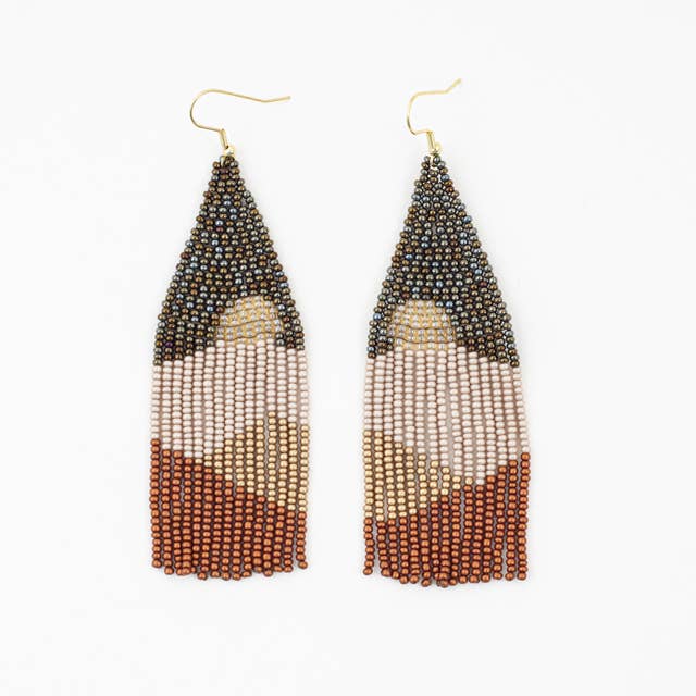 Vista Beaded Fringe Earring