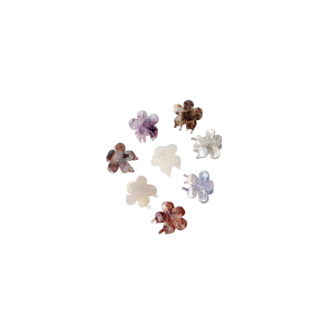 Blossom Claw Clip | Mini Flower Hair Clip (1.3 inch)