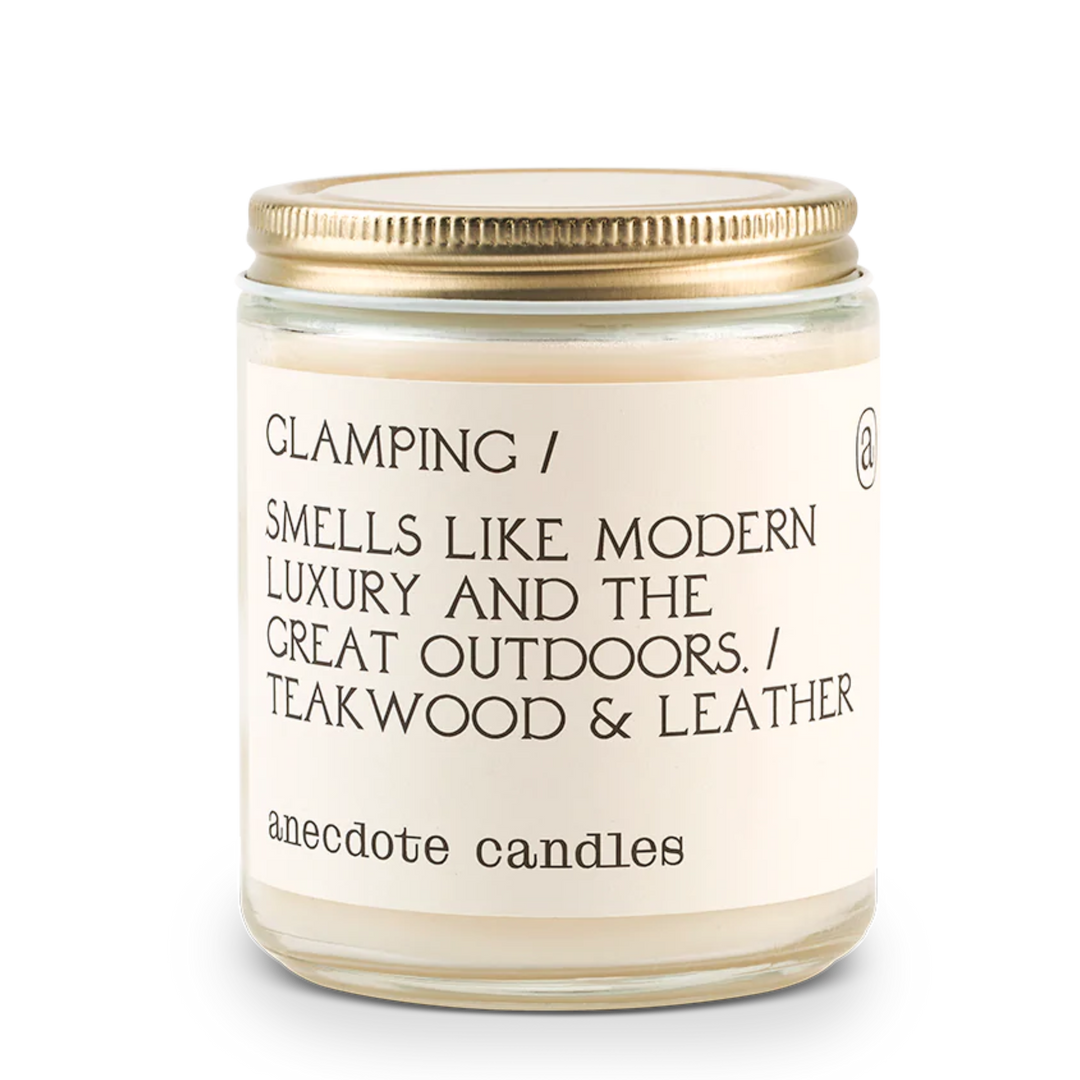 Glamping Candle (Teakwood & Leather)