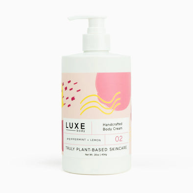 Luxe Peppermint + Lemon Shea Butter Body Lotion