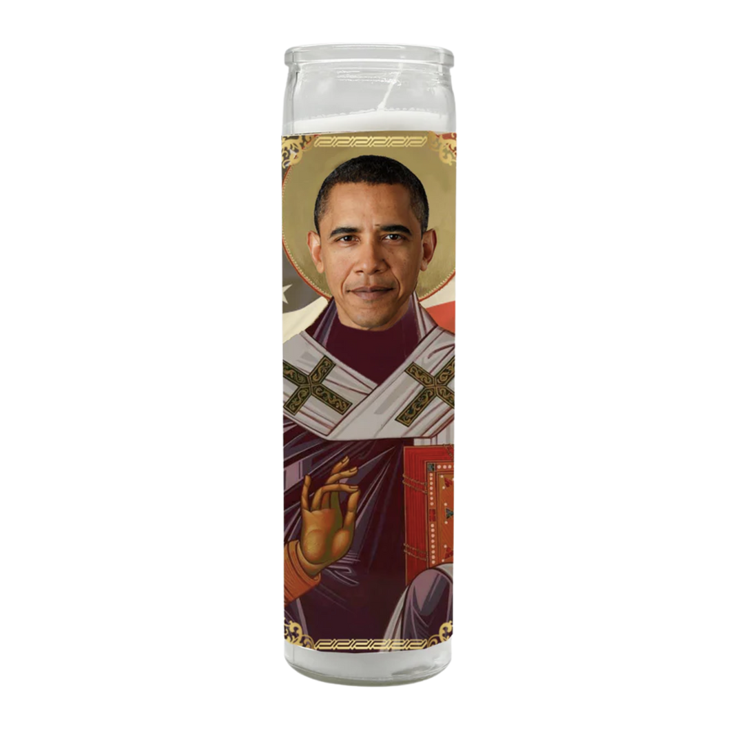 Saint Barack Obama Candle
