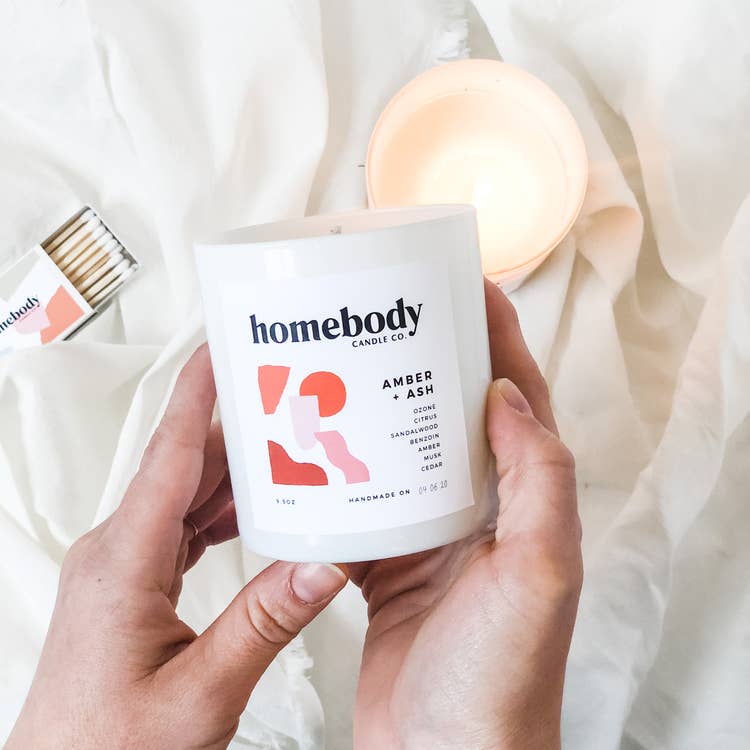 Amber and Ash Burn and Bloom Candle