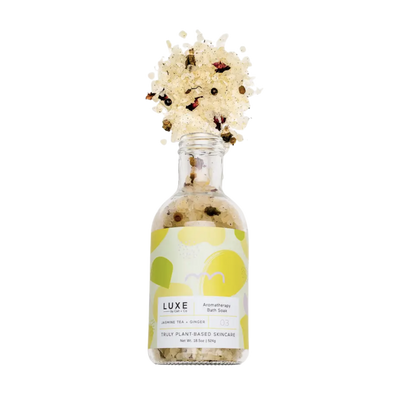 Luxe Jasmine Tea + Ginger Aromatherapy Bath Salt Soak