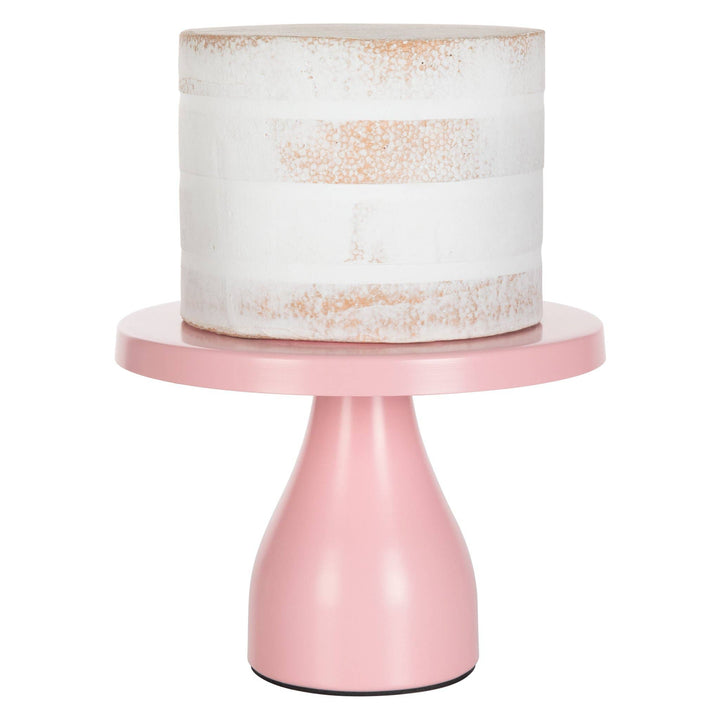 8 Inch Round Modern Metal Cake Stand