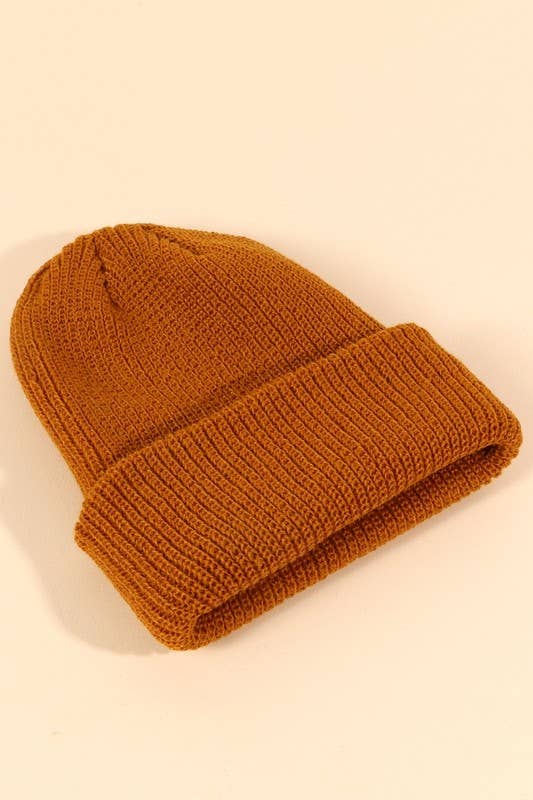 Low Gauge Ribbed Beanie