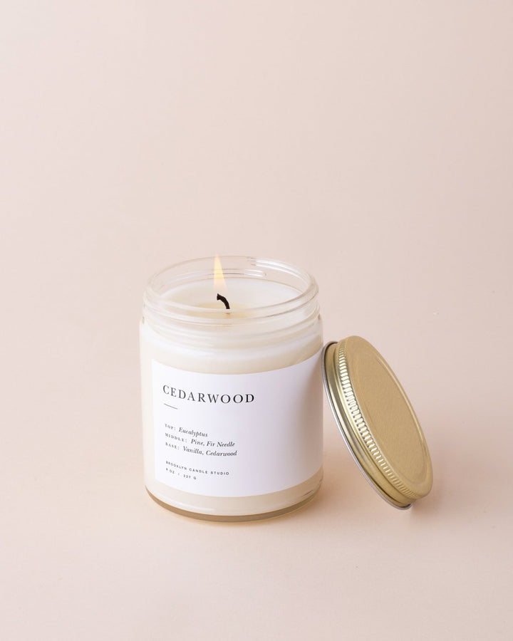 Cedarwood Minimalist Candle 8oz