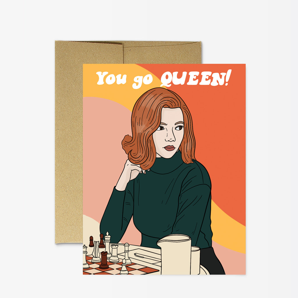 Chess Queen Greeting Card