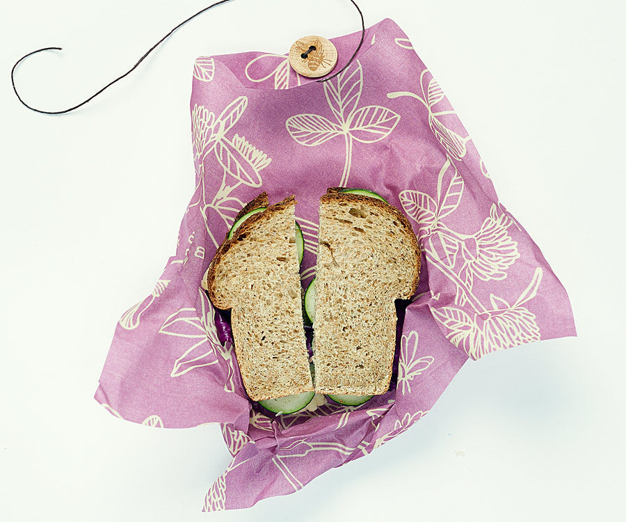 Sandwich Wrap in Clover Print Bee's Wrap