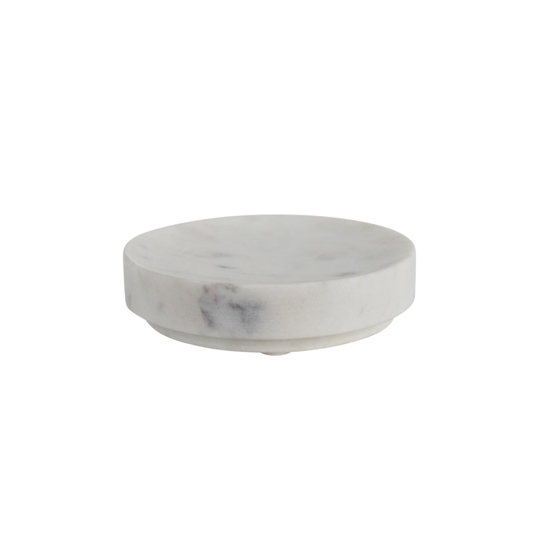 Round Marble Soap Dish