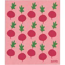 Radishes Swedish Dishcloth