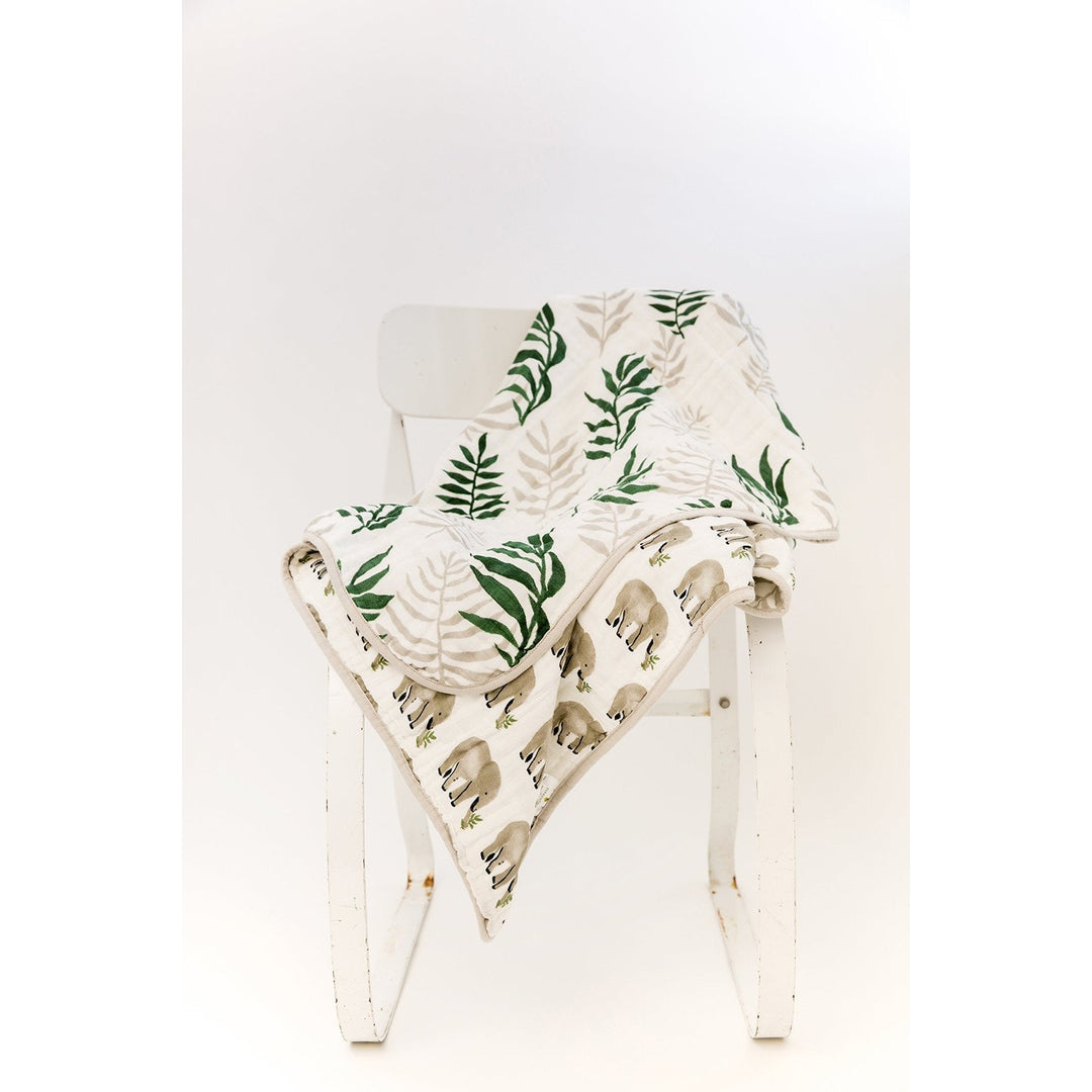 Jungle Fern Reversible Quilt