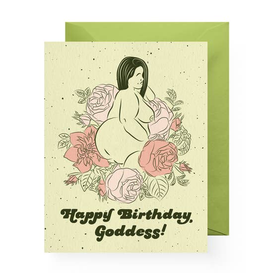 Birthday Goddess card