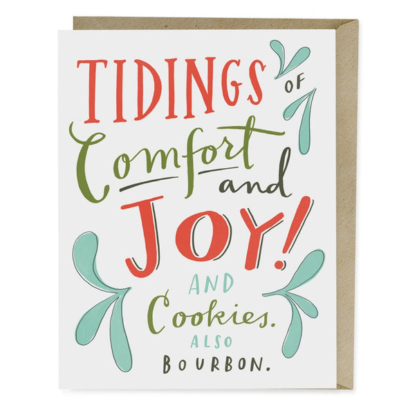 Comfort and Joy Holiday Greeting Card