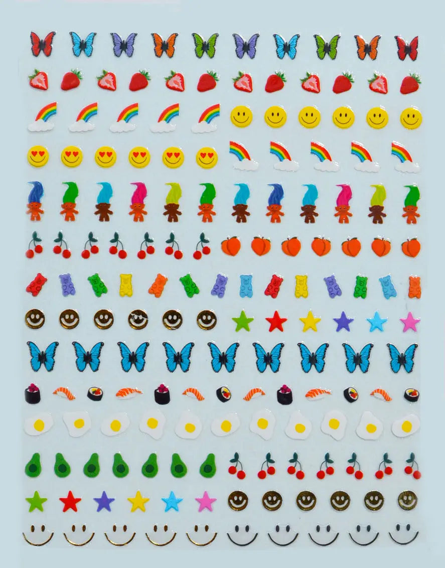 Nail Art Stickers - Sunny Side Up
