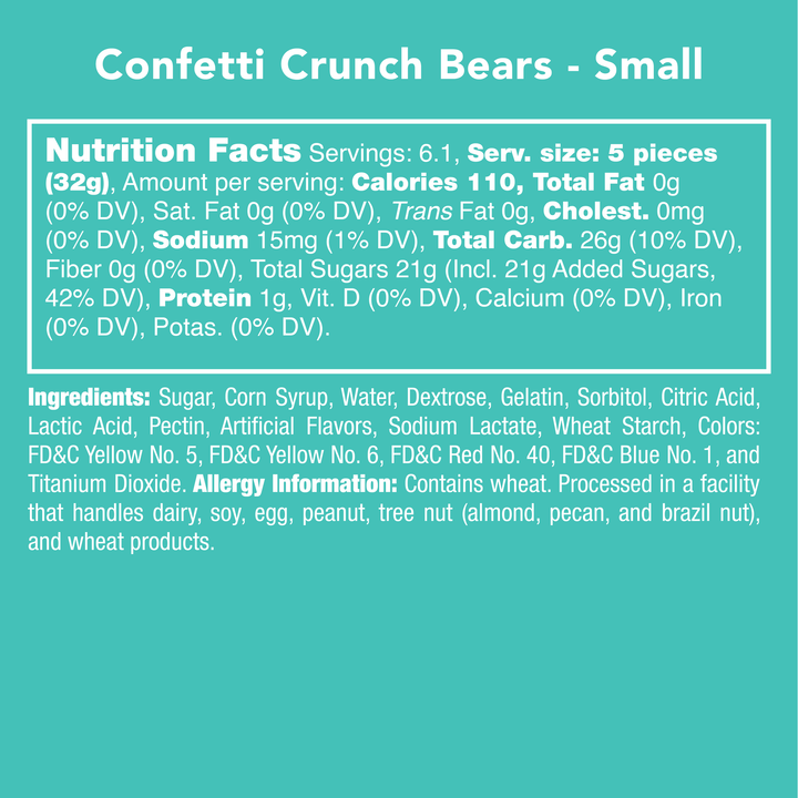 Confetti Crunch Bears