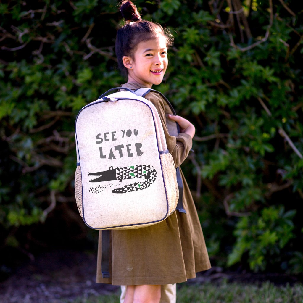 Wee Gallery Alligator Grade School Backpack