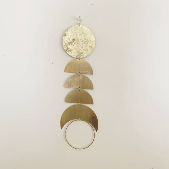 Brass Geometric Wall Hanging