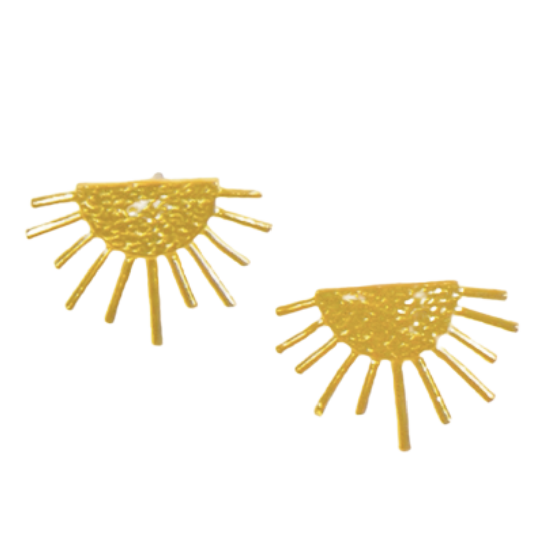 Sun Ray Post Earrings