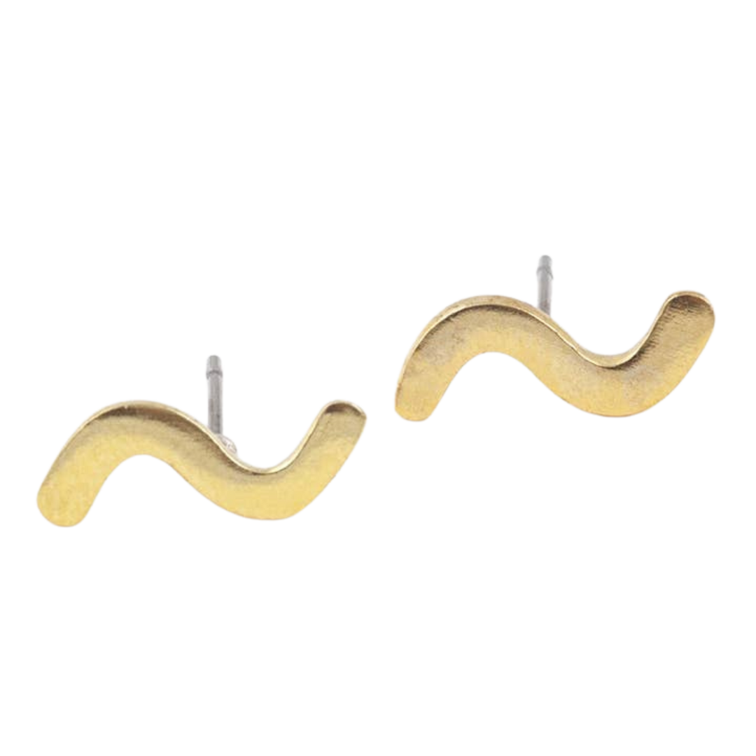 Squiggle Post Earrings