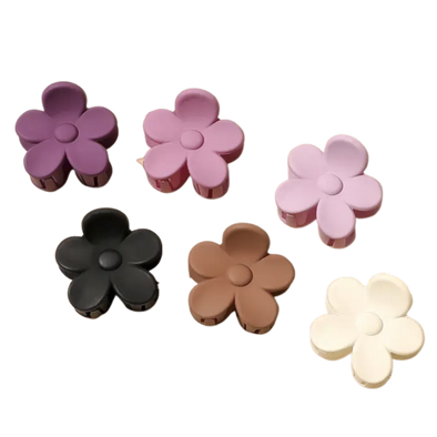 Fleur Mini Claw Clip | Matte Floral Hair Clip(1.5 inch)