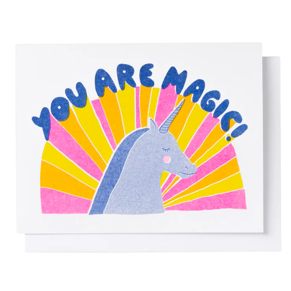 You Are Magic - Risograph Greeting Card