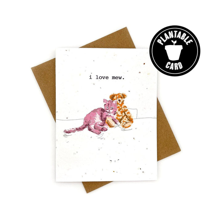 I Love Mew Plantable Card