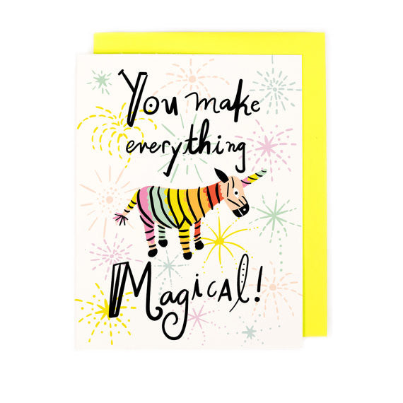 Zebracorn Greeting Card