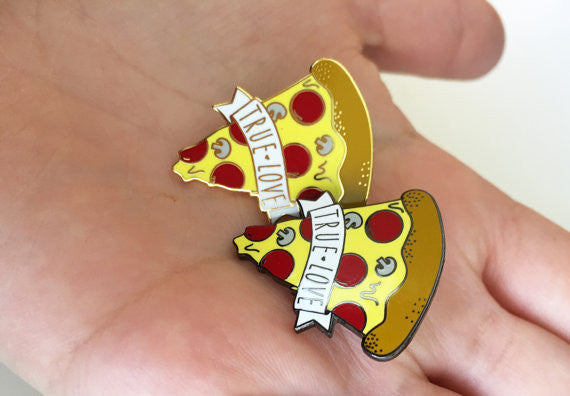 True Love Pizza Pin