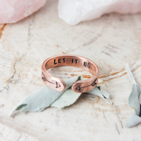 Let it Go // Copper Cuff Ring