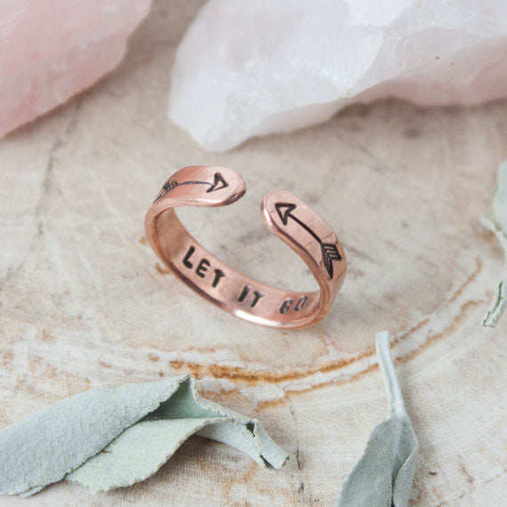 Let it Go // Copper Cuff Ring