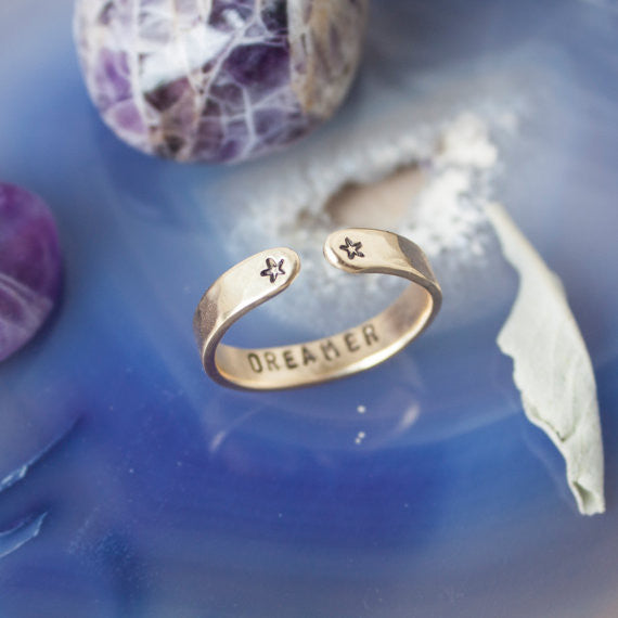 Dreamer // Brass Cuff Ring