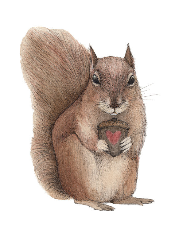 Nutty Love - Art Print