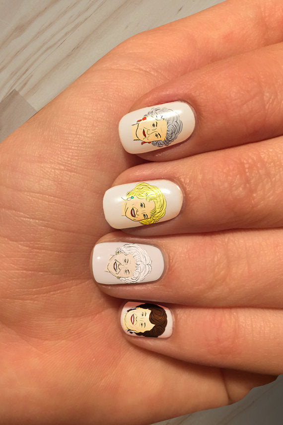 Golden Girls Nail Art Decal