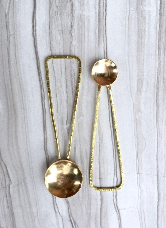 Deluxe Brass Salt Spoon