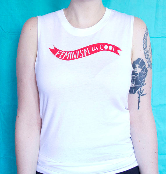 Feminism is Cool Muscle Tee